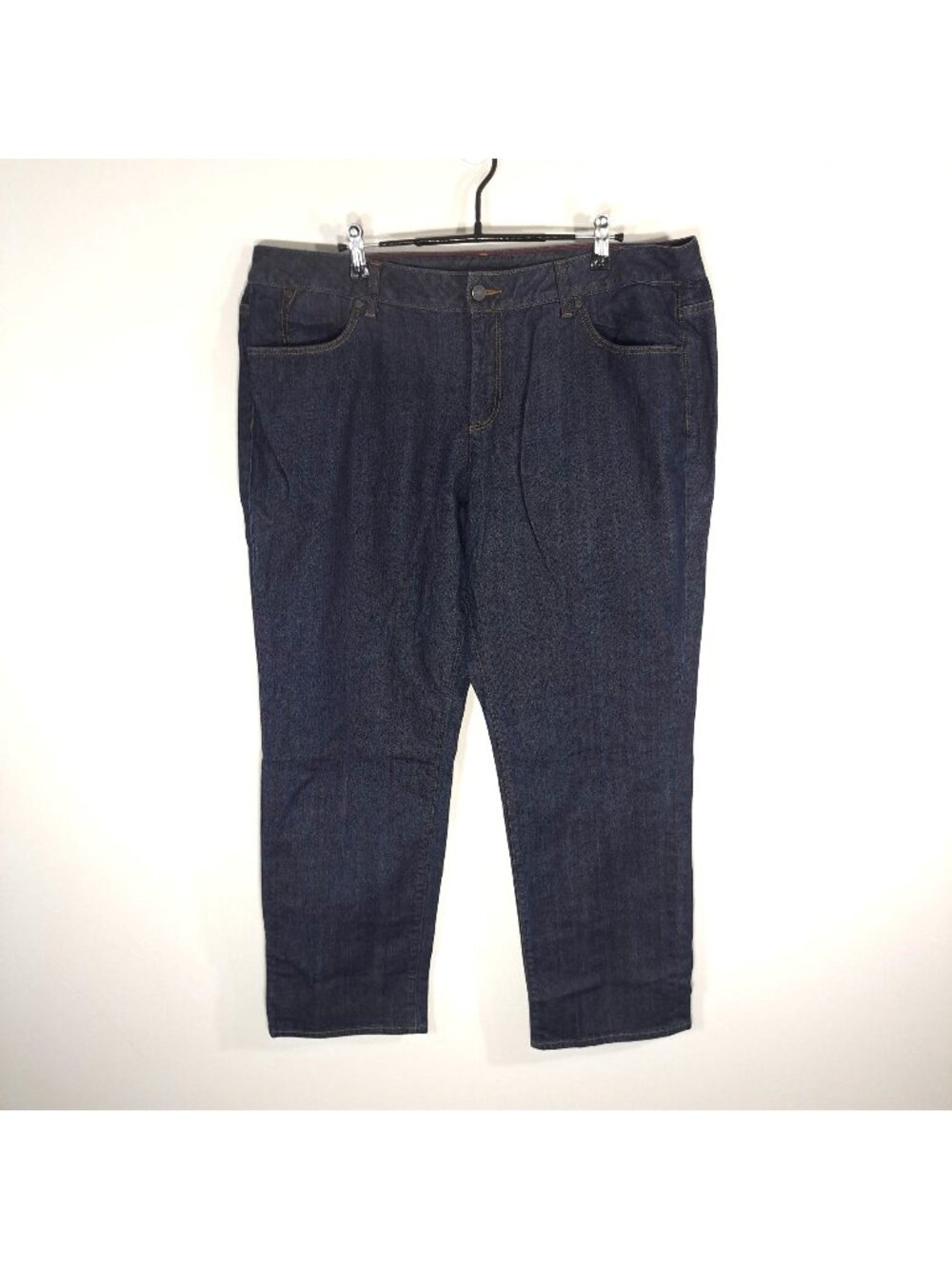 Talbots 18WP Heritage Jeans Straight Leg Blue Dark Wash Hi Rise Casual